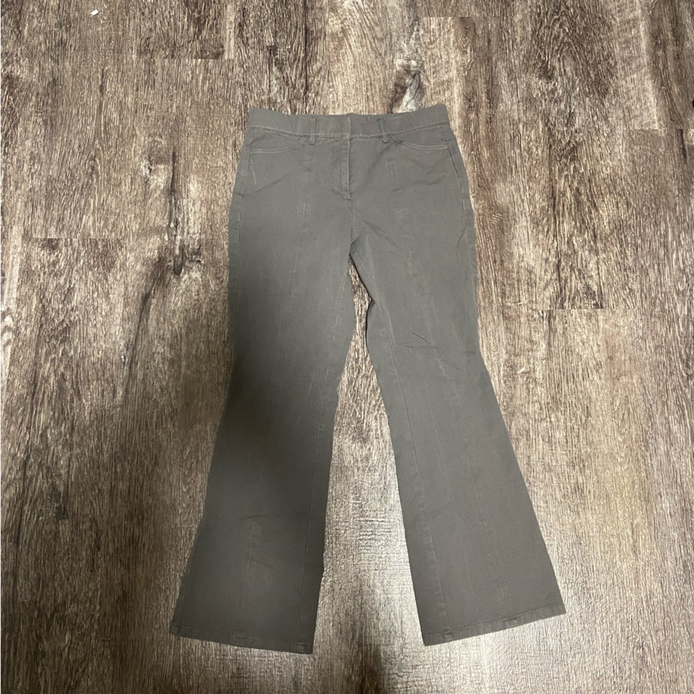 Gray Wide-Leg Pants